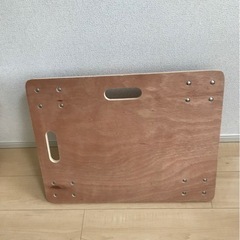 【お譲り先、決まりました】コメリ 木製台車 耐荷重量80kgの画像