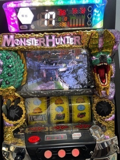 スロット実機　モンスターハンター月下雷鳴！！