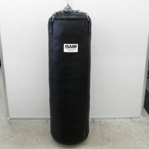 ISAMI サンドバッグ 吊下げ式 約130cm イサミ トレーニング ボクシング 空手 格闘技 西区 西野