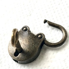 【新品】アンティーク　ミニ南京錠　未使用‼️の画像