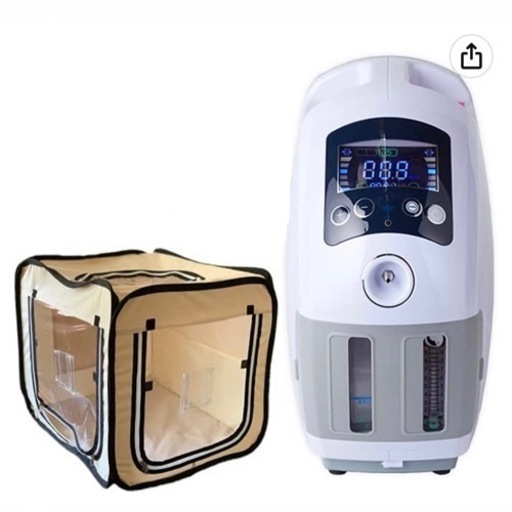 ⭐︎ペット用高性能酸素発生器と酸素室Sサイズのセット⭐︎