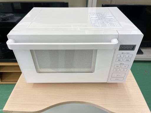 【無印良品】フラットレンジ 2019年 MJ-SER18A 良品計画 MUJI 幅広設計 新生活 一人暮らし キッチン家電 福島 郡山市 a