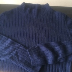 中古セーターネイビー（LLサイズ）