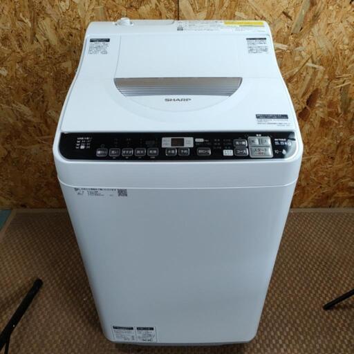 SHARP 乾燥機付き5.5kg洗濯機 ES-TX5UC-W 2019年製