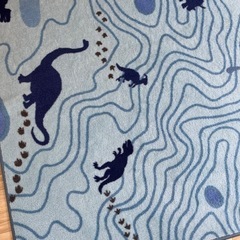 IKEA 恐竜　ラグ　子ども部屋　マット　ダイナソー　北欧　インテリアの画像