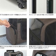 ペットキャリーバッグリュック　4wayの画像
