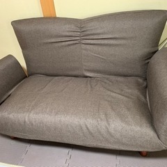 【決まりました】ニトリ　リクライニングソファ　２人がけ　ソファー