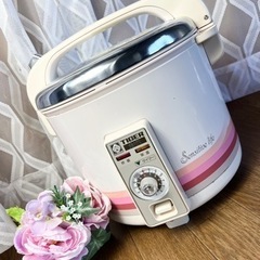 ⭐︎電子ジャー炊飯器 レトロ オシャレカラー ピンク tiger...