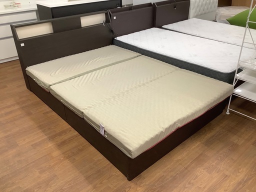 西川　ダブルベッド　(マットレス　muatsu SLEEP SPA) 売場展開中！！！