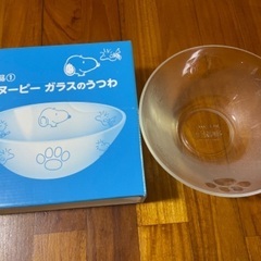 スヌーピー　ガラスのうつわ