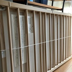 IKEA ベビーベッド　マットレス付きの画像
