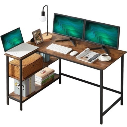 【新品未開封】パソコンデスク ゲーミングデスク PCデスク 机 省スペース