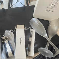 レクサス　シャンパングラス　ペアセット　LEXUSグッズ等
