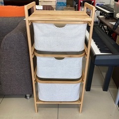 HJ371【中古】3段収納棚