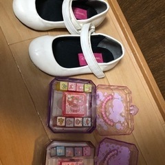 35、シンデレラの靴とスタンプセット