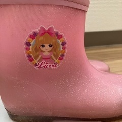 レインブーツ18センチ　女の子の画像