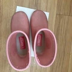 レインブーツ18センチ　女の子の画像