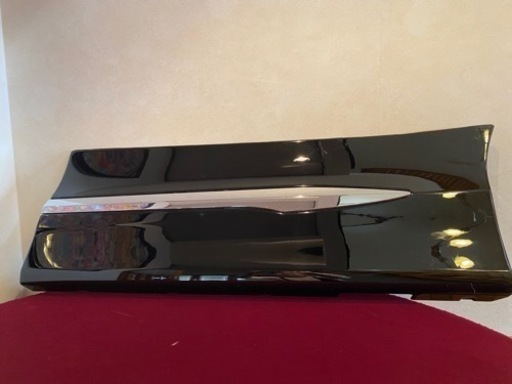 【良品】ノア/ヴォクシー/エスクァイア　80 左リア スライド ドア マッドガード モデリスタ 202 ブラック