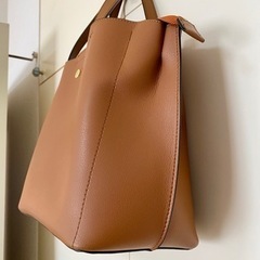 ［決まりました］♢美品 レザーバッグ 婦人 レディース 合皮の画像