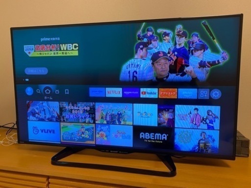 シャープアクオスLC-40W35 40V型2016年製 (ぷたまどれ) 南滋賀のテレビ 