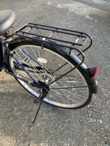 お話し中　神奈川県内お届け自転車27インチブルー系変速6段階ギア