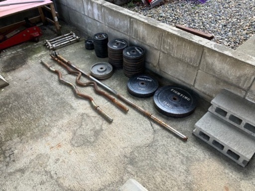 ダンベル　バーベル　プレート