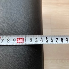 2人掛けソファ　☆簡易ベッドにもなる☆ 約3年使用の画像