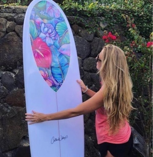 RIKKA FEMME × COLLEEN WILCOX  SURFBOARD