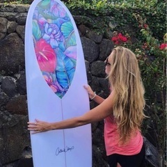 RIKKA FEMME × COLLEEN WILCOX SURFBOARD