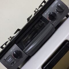 2020年製 リンナイ KG34NBKL/LP ガステーブル 56cm幅 ブラック 左強火力 プロパンガス用 1カ月保証の画像