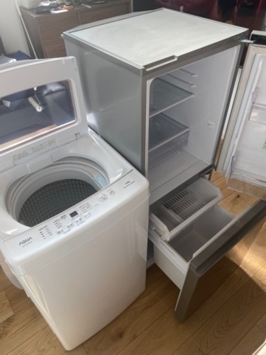 持って行けます‼️2022年✨AQUA家電セット✨最終値引き‼️美品✨中古✨洗濯機✨冷蔵庫✨激安✨SALE✨