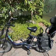 電動アシスト自転車　Panasonic(20型3段変速）後ろチャ...