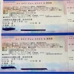 【取引中キャンセル待】HY SKY Fes 3/18（土）大人2...