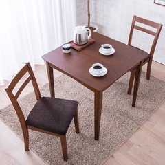 ニトリ ダイニングテーブル3点セット の画像