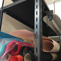 スチール棚　黒