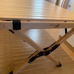 FIELDOOR ウッドロールトップテーブル 【ナチュラル】 幅90