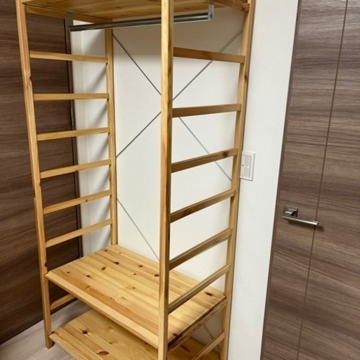 無印良品パイン材ユニットシェルフ