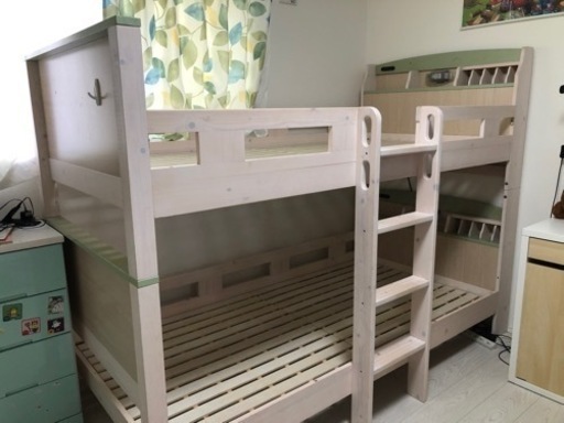 木製　二段ベッド　安く譲ります