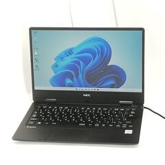 送料無料 保証付 高速SSD 軽量 薄型 12.5型 ノートパソコン NEC PC-VKT12HZG1 中古 第7世代Core i5 8GB 無線 Bluetooth Windows11 Office済