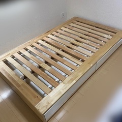 IKEA セミダブルベッド