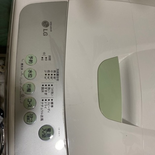 4.8キロ洗濯機　3/30-4/2の間で引取り来れる方　【価格相談要】
