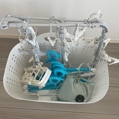 【受け渡し予定】お洗濯セット　ハンガー(６個）の画像