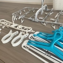 【受け渡し予定】お洗濯セット　ハンガー(６個）の画像