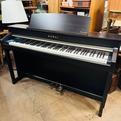 【売約済み】KAWAI カワイ　CA78R CA78 R 河合楽器　ピアノ　鍵盤　[木製鍵盤搭載デジタルピアノCAシリーズ 88鍵 プレミアムローズウッド調仕上げ]  取り扱い説明書　イス　付き　2017年製