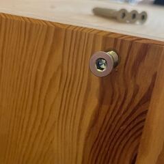 【交渉中】IKEA　IVAR　キャビネット付き（幅80✕高180✕奥行50）の画像