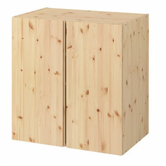 【交渉中】IKEA＿IVAR　パイン材キャビネット　棚板２枚　着色あり
