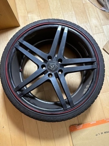 ブラックバード　タイヤ付きホイール112PCD 19インチ