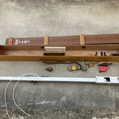 風防 下げ振り 1700mm 自作箱付きの画像