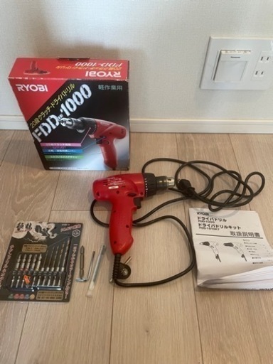 【再値下げ】RYOBI 20段クラッチ・ドライバドリル FDD-1000