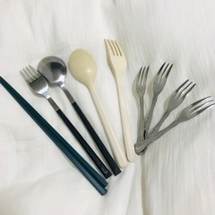 カトラリー　箸　フォーク　スプーンの画像